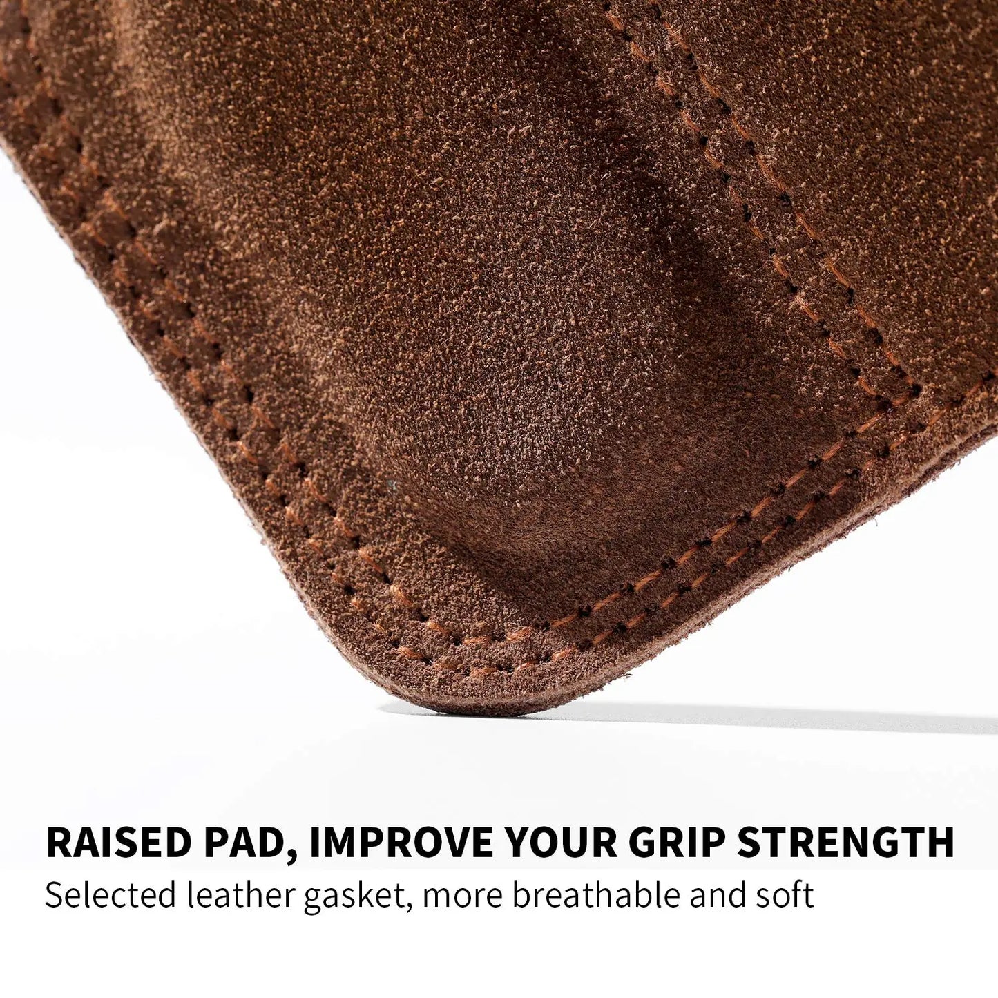 Gym Grips For Men Women Cowhide Palm Guards Weightlifting Fitness Workout Gloves Grips with Wrist Wraps Training Equipment - Ravar