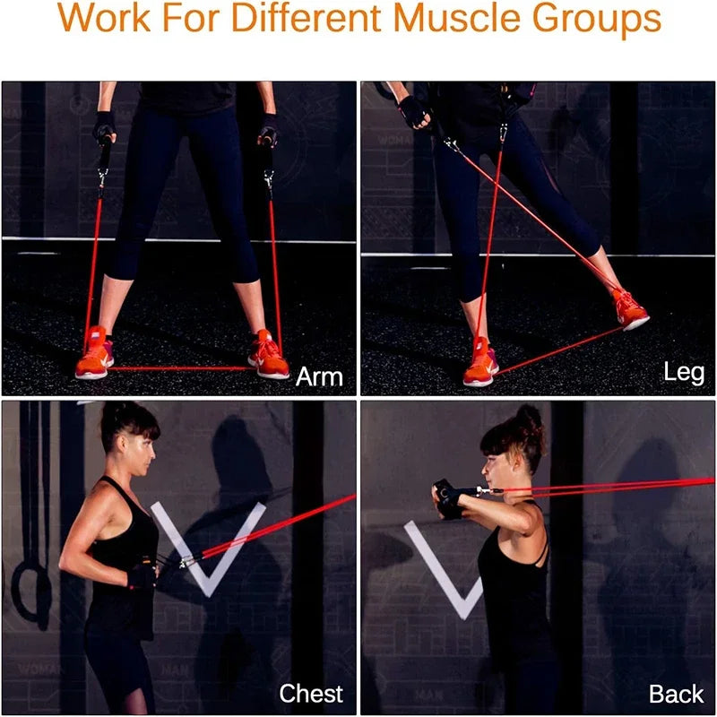 Beginner Fitness Resistance Bands – Lightweight & Portable Strength Training Equipment - Ravar