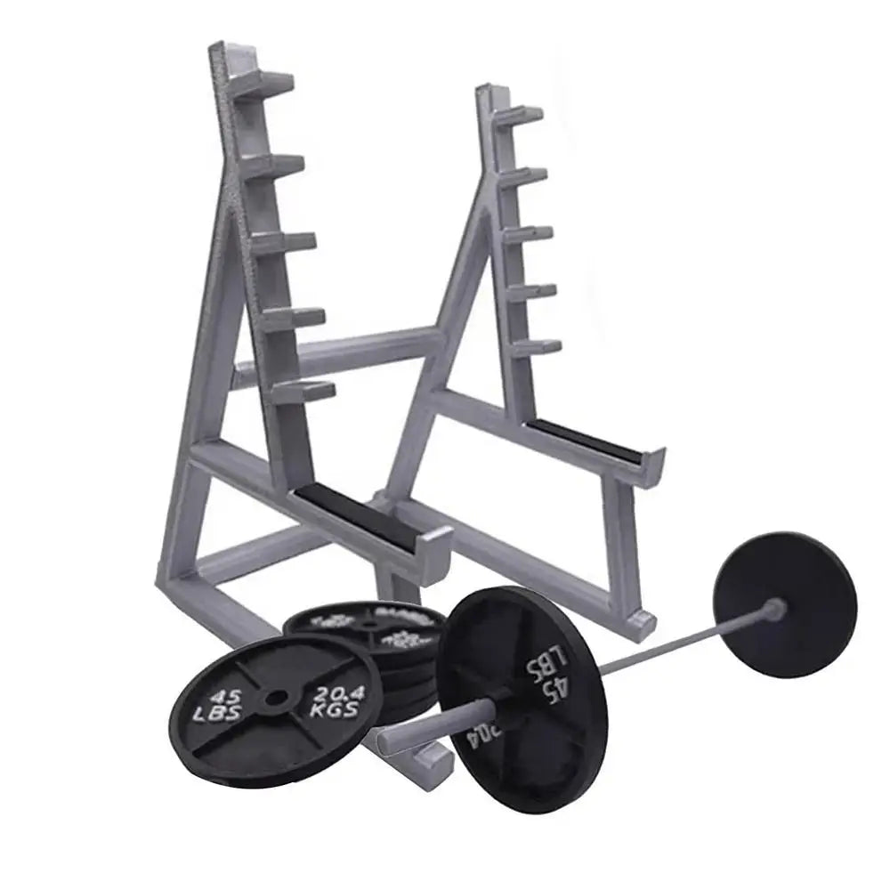 Funny Barbell Squat Rack Pen Holder – The Perfect Desk Accessory for Fitness Enthusiasts - Ravar