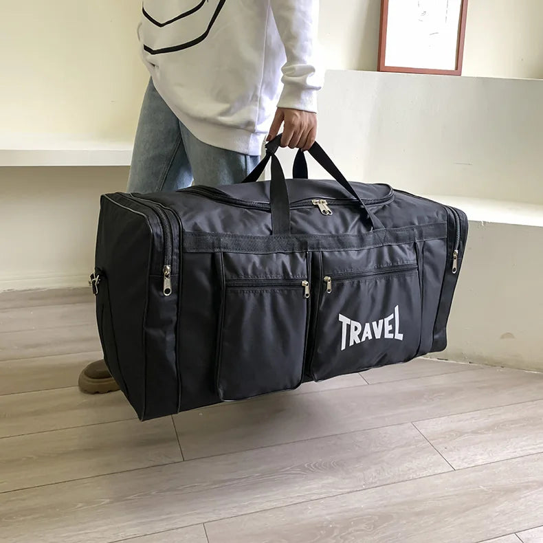 Travel Bag Foldable Large Capacity Waterproof Business Sports Handbag Wear-Resistant Portable Multifunction Duffel Bags Y36A - Ravar