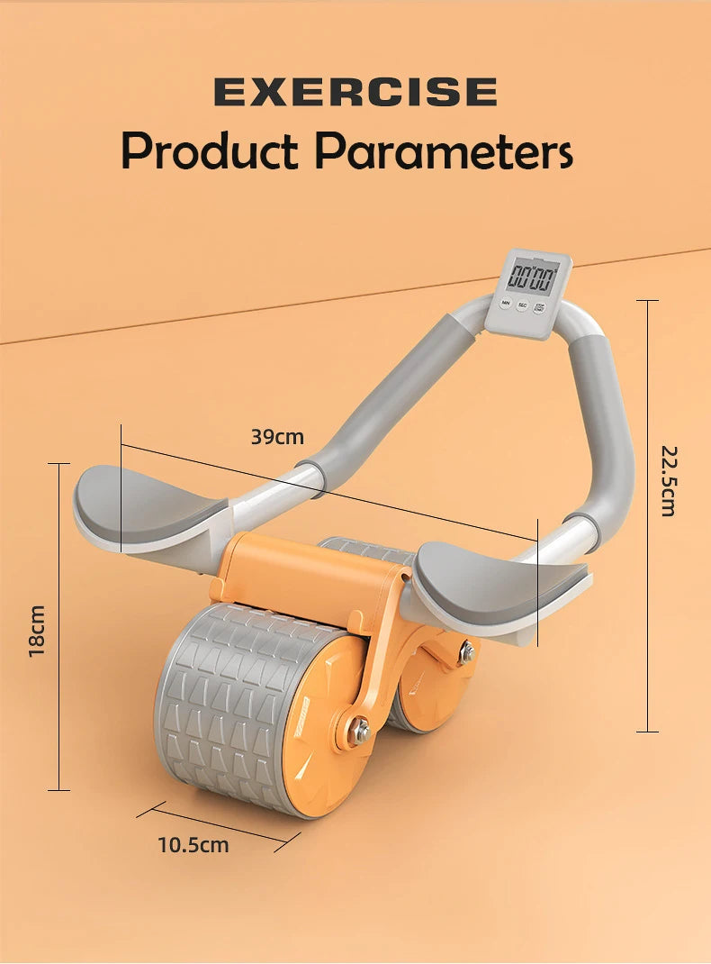 Automatic Abdominal Wheel – Core Muscle Trainer with Counter Display - Ravar