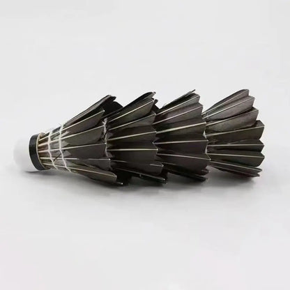 Duck Feather Badminton Shuttlecocks – Durable, High-Speed Birdies for Training & Competitive Play (3/6/12 Pack) - Ravar