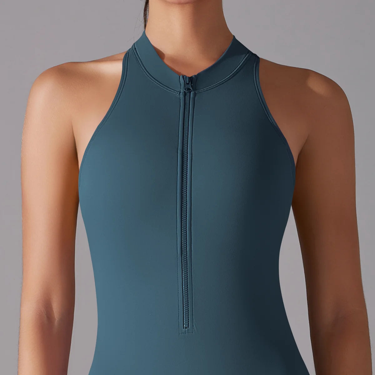 Women’s Scrunch Butt Backless Jumpsuit – Sexy Sleeveless Gym & Yoga One-Piece - Ravar