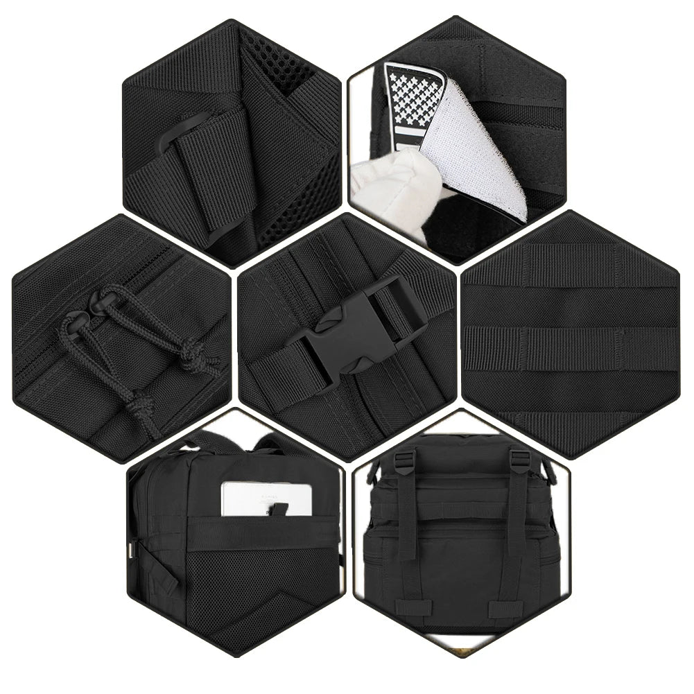Tactical Backpacks Outdoor 45L Large Capacity - Ravar