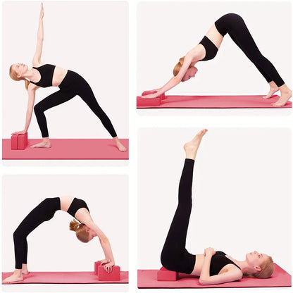 Yoga Building Blocks Cubes Pilates Bricks Reinforcement Mats Sports Yoga Supplies Exercise Home Exercise Equipment Fitness Eva - Ravar