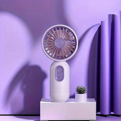 USB Mini Rechargeable Portable Fan with 3 Speeds, Handheld Fan for Gift Choice, Perfect For Office, Outdoor, Travel, Camping - Ravar