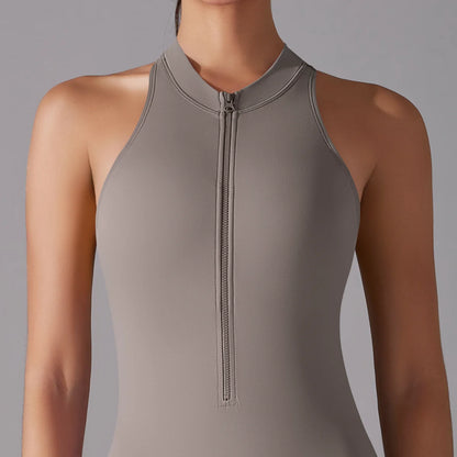 Women’s Scrunch Butt Backless Jumpsuit – Sexy Sleeveless Gym & Yoga One-Piece - Ravar