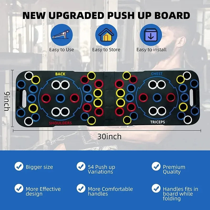 Multi-Function Push-Up Board – Home Gym Push-Up Bar System for Strength Training - Ravar