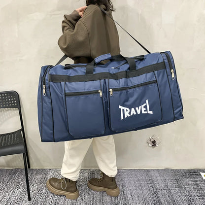 Travel Bag Foldable Large Capacity Waterproof Business Sports Handbag Wear-Resistant Portable Multifunction Duffel Bags Y36A - Ravar