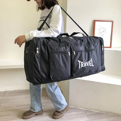 Travel Bag Foldable Large Capacity Waterproof Business Sports Handbag Wear-Resistant Portable Multifunction Duffel Bags Y36A - Ravar