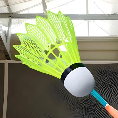 LED Glowing Badminton Shuttlecock Set (4-Pack) – Windproof, Durable, Night Play Ready - Ravar