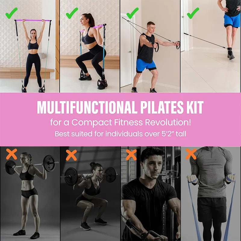 Home Workout Pilates Bar Kit - Ravar