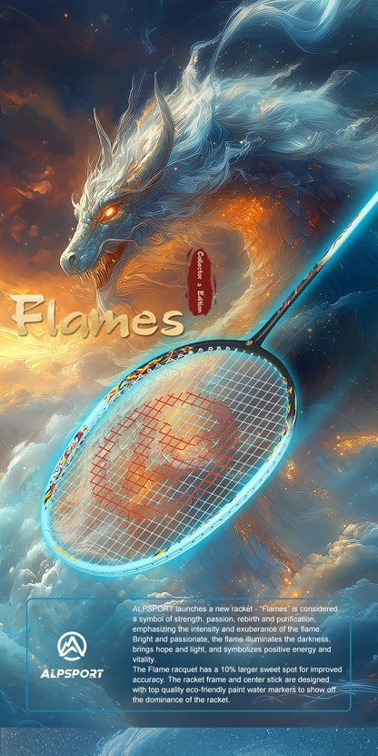 Badminton Racket – Carbon Fiber Offensive Racket for Adults & Teens | 22-27LBS Lightweight Pro Training Racket - Ravar