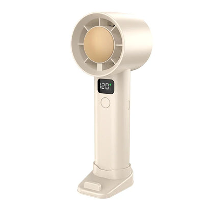 New Portable Handheld Turbo Fan Adjustable Mini Personal Fan Battery Operated Electric Eyelash Fan 120 Wind Speeds - Ravar