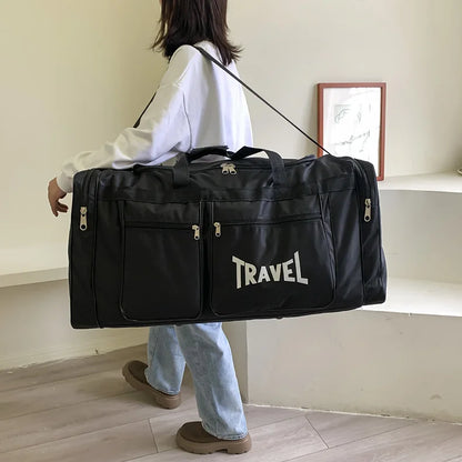 Travel Bag Foldable Large Capacity Waterproof Business Sports Handbag Wear-Resistant Portable Multifunction Duffel Bags Y36A - Ravar