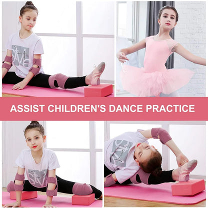 High Density Yoga Foam Blocks Non-slip Solid Color Yoga Balance Fitness Dance Supplies For Yoga Pilates And Meditation - Ravar