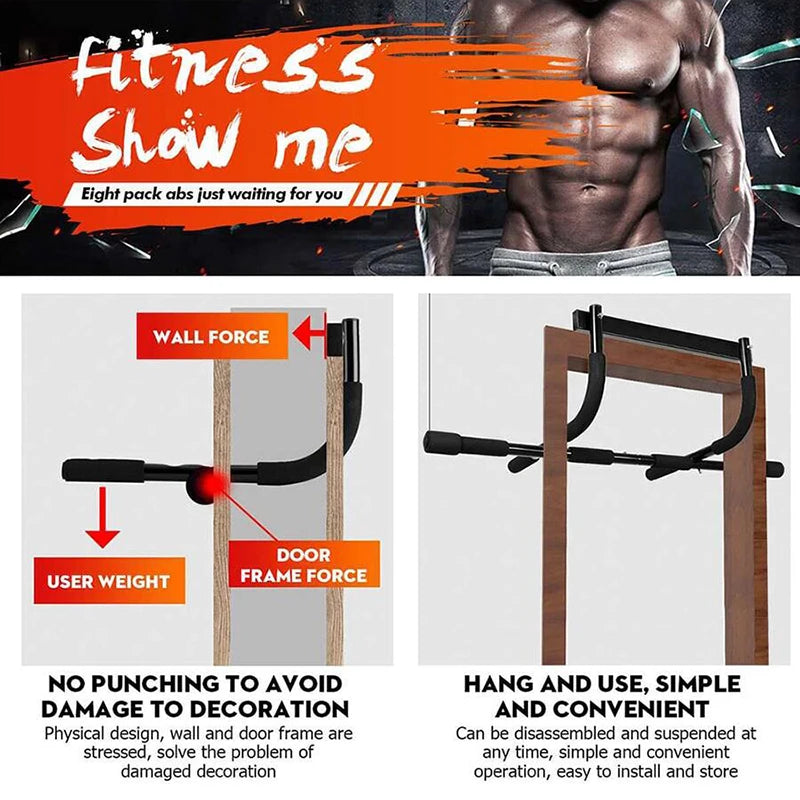 Horizontal Pull-Up Bar & Chin Up Bar - Ravar