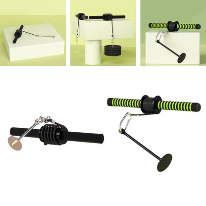 Durable Forearm Roller Trainer Excerciser Exerciser Arm Workout Strength Training Fitness Home - Ravar