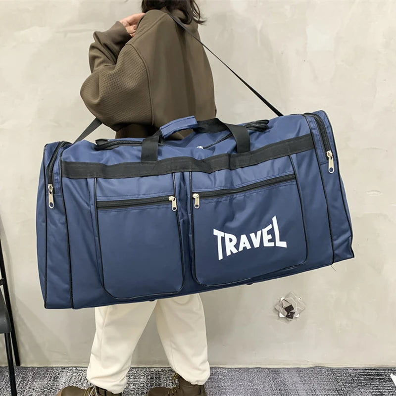 Travel Bag Foldable Large Capacity Waterproof Business Sports Handbag Wear-Resistant Portable Multifunction Duffel Bags Y36A - Ravar