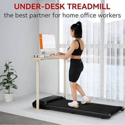 300 Ibs Weight Capacity 2.5 HP 2 in 1 Portable Treadmill for Home with Remote Control LED Display Walking Pad Treadmill - Ravar