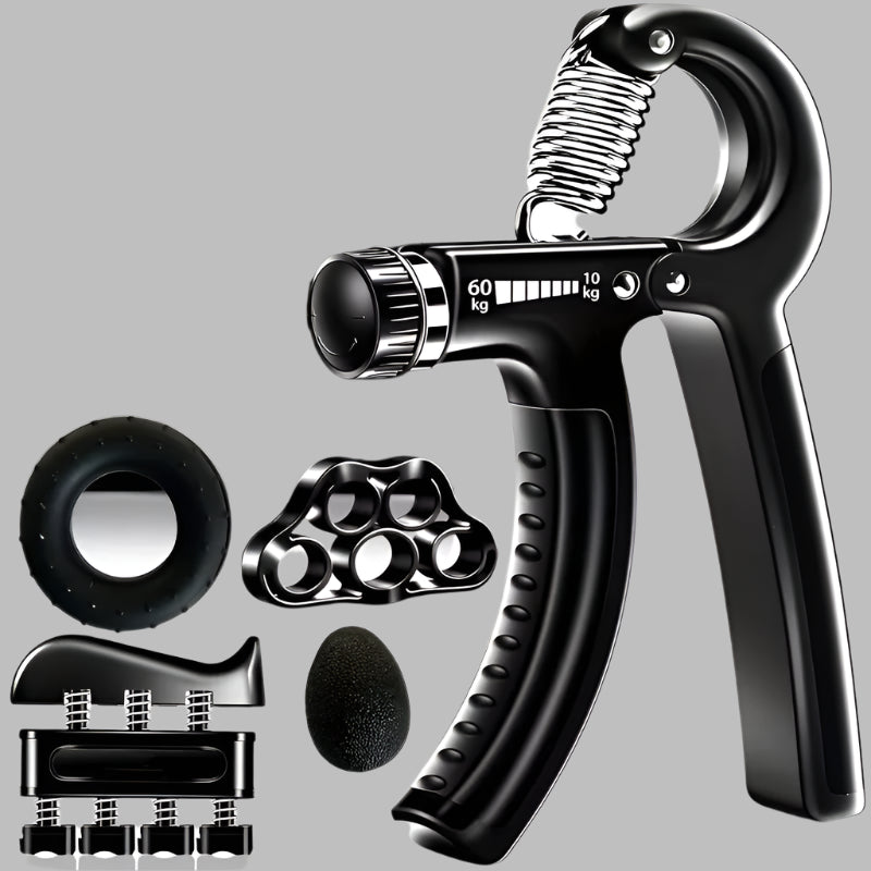 5-Piece Adjustable Hand Grip Strengthener Set for All Fitness Levels