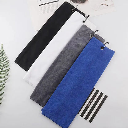 Tri-Fold Golf Towel – Premium Microfiber with Heavy-Duty Carabiner Clip | Quick-Dry & Ultra-Absorbent | 4 Color Options - Ravar