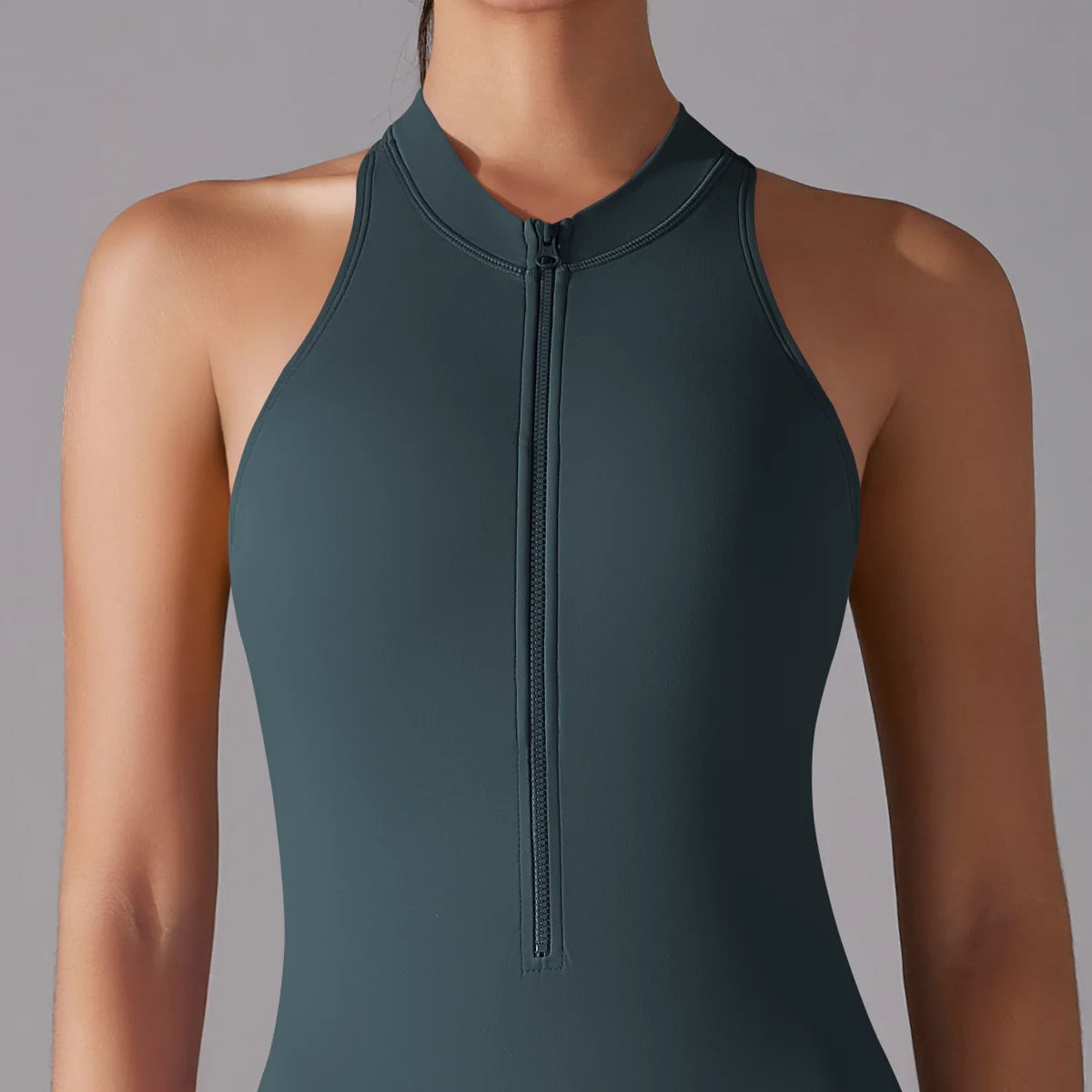 Women’s Scrunch Butt Backless Jumpsuit – Sexy Sleeveless Gym & Yoga One-Piece - Ravar