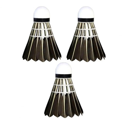 Duck Feather Badminton Shuttlecocks – Durable, High-Speed Birdies for Training & Competitive Play (3/6/12 Pack) - Ravar
