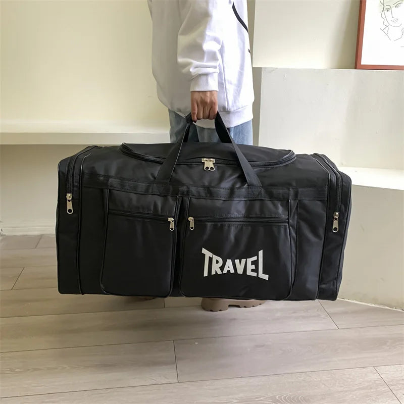 Travel Bag Foldable Large Capacity Waterproof Business Sports Handbag Wear-Resistant Portable Multifunction Duffel Bags Y36A - Ravar