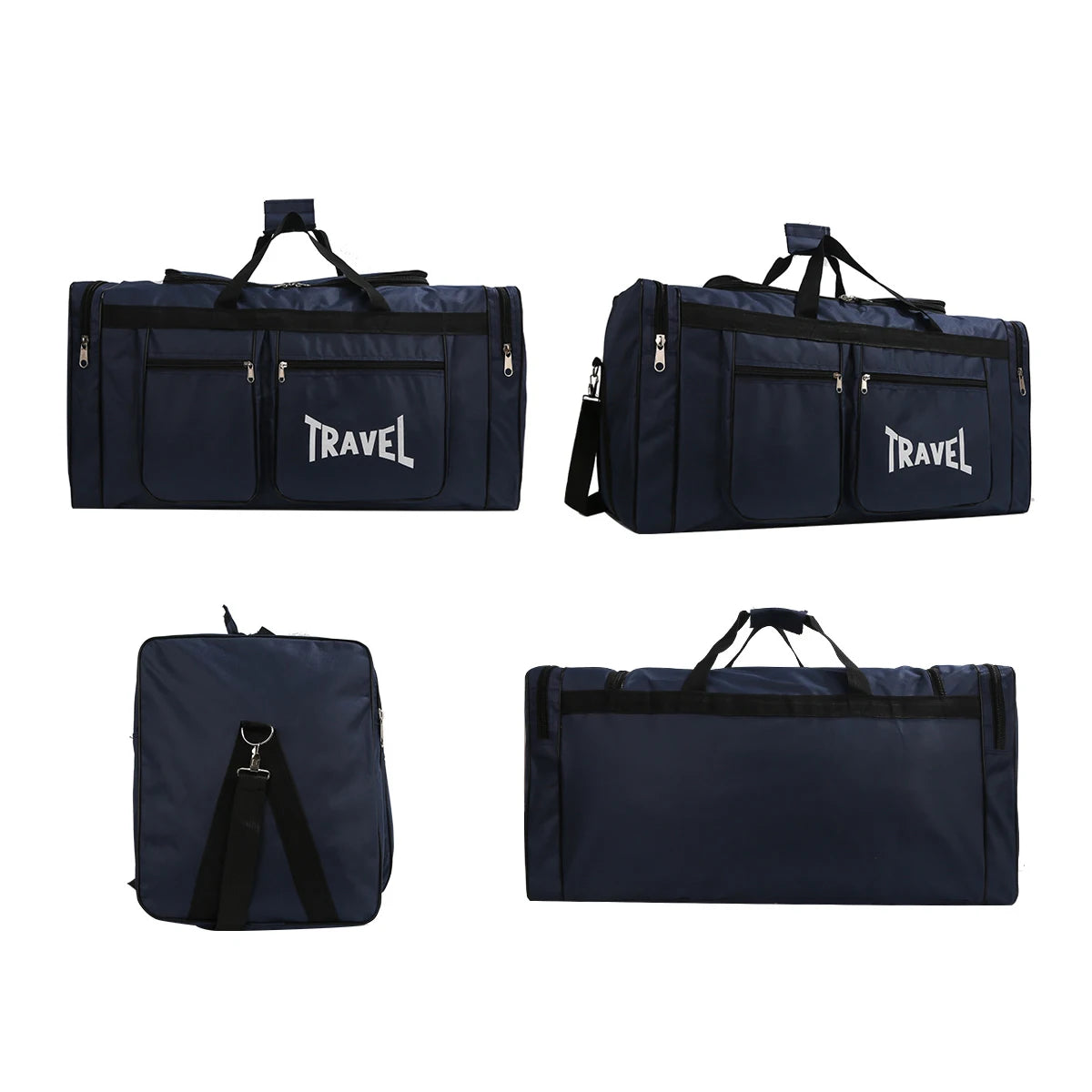 Travel Bag Foldable Large Capacity Waterproof Business Sports Handbag Wear-Resistant Portable Multifunction Duffel Bags Y36A - Ravar