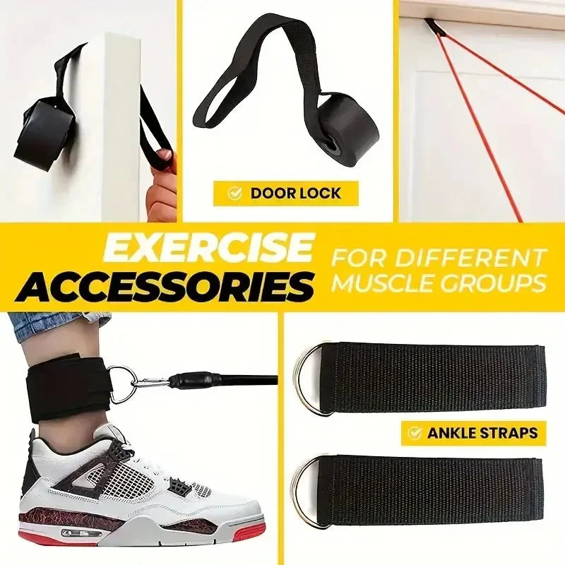 Beginner Fitness Resistance Bands – Lightweight & Portable Strength Training Equipment - Ravar