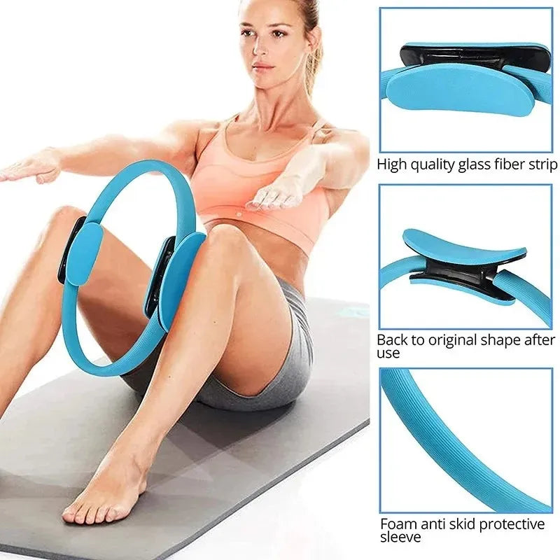 Yoga & Pilates Fitness Ring – Strengthen, Tone & Improve Flexibility - Ravar