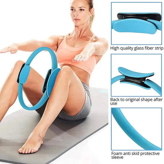Yoga & Pilates Fitness Ring – Strengthen, Tone & Improve Flexibility - Ravar