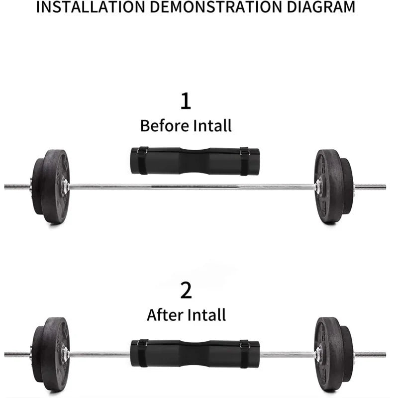 Barbell Shoulder Pads Thickened Non-slip Gym Fitness Weightlifting Squat Dumbbel Neck Support Protection Pad Strength Workout - Ravar