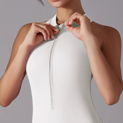 Women’s Scrunch Butt Backless Jumpsuit – Sexy Sleeveless Gym & Yoga One-Piece - Ravar