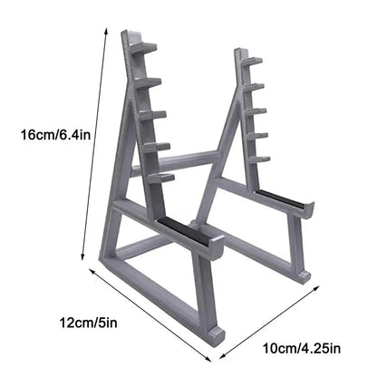 Funny Barbell Squat Rack Pen Holder – The Perfect Desk Accessory for Fitness Enthusiasts - Ravar