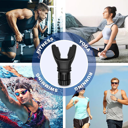 Adjustable Lung Trainer for Breathing & Respiratory Fitness – Increases Lung Capacity & Stamina - Ravar