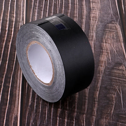 5M Racket Head Protection Tape – Universal PU Guard Strip for Tennis, Badminton & Squash Rackets (Black/White) - Ravar
