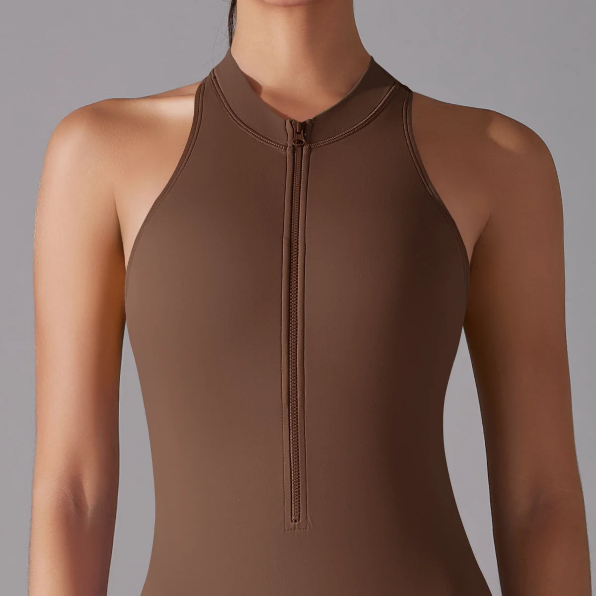 Women’s Scrunch Butt Backless Jumpsuit – Sexy Sleeveless Gym & Yoga One-Piece - Ravar
