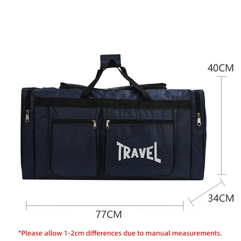 Travel Bag Foldable Large Capacity Waterproof Business Sports Handbag Wear-Resistant Portable Multifunction Duffel Bags Y36A - Ravar