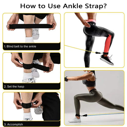 Elastic Resistance Band & Training Set - Ravar