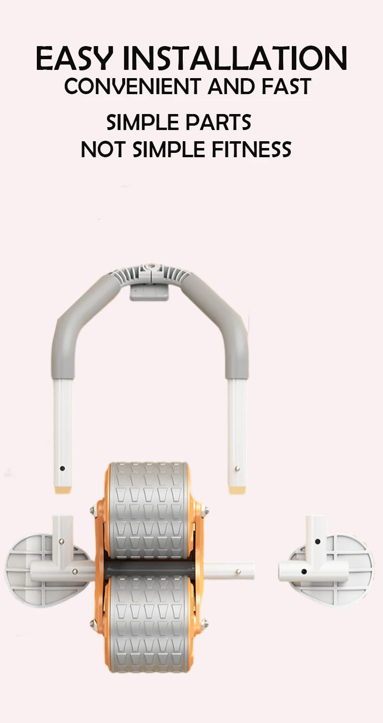Automatic Abdominal Wheel – Core Muscle Trainer with Counter Display - Ravar