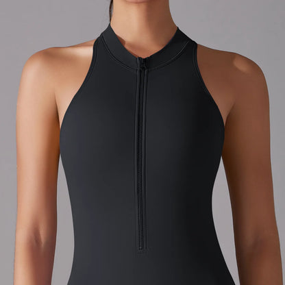 Women’s Scrunch Butt Backless Jumpsuit – Sexy Sleeveless Gym & Yoga One-Piece - Ravar