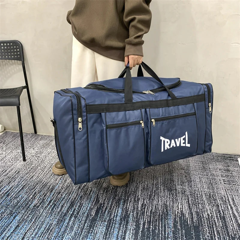 Travel Bag Foldable Large Capacity Waterproof Business Sports Handbag Wear-Resistant Portable Multifunction Duffel Bags Y36A - Ravar