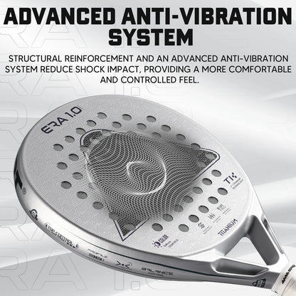 AMA Sport JP93-Ti Diamond Padel Racket – EVA Memory Core for Power & Control - Ravar