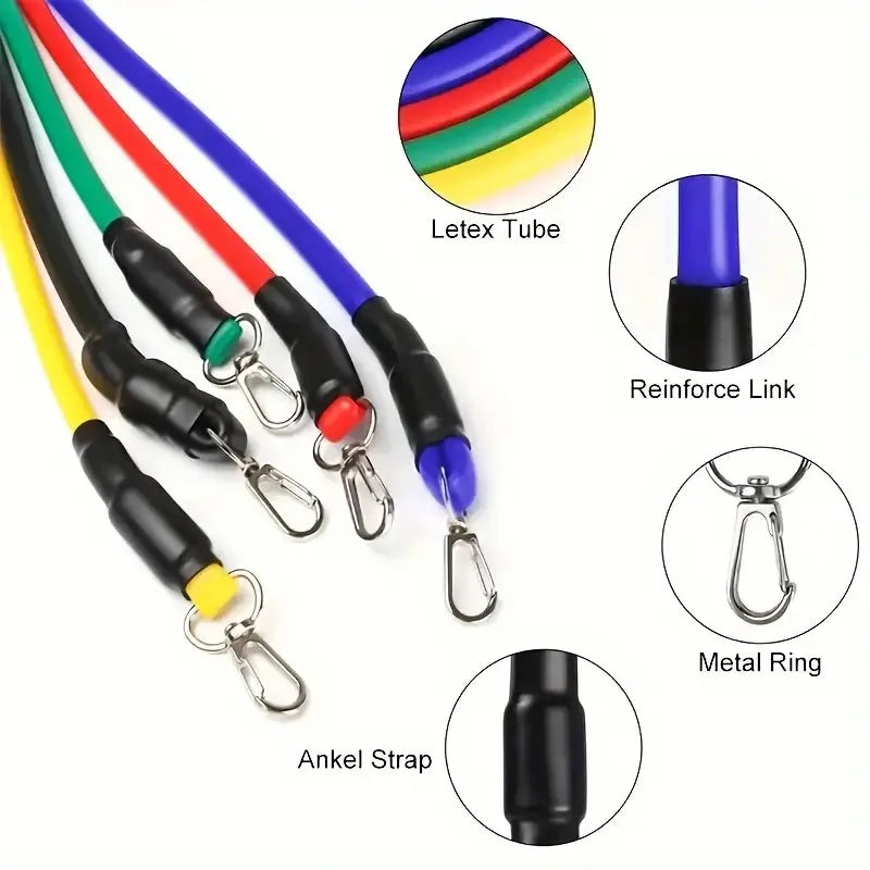 Beginner Fitness Resistance Bands – Lightweight & Portable Strength Training Equipment - Ravar