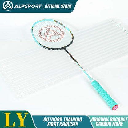 Badminton Racket – Carbon Fiber Offensive Racket for Adults & Teens | 22-27LBS Lightweight Pro Training Racket - Ravar