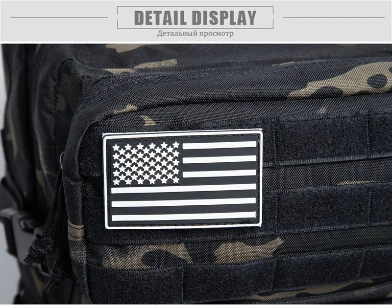 Tactical Backpacks Outdoor 45L Large Capacity - Ravar