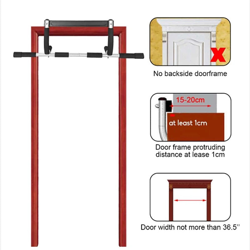 Horizontal Pull-Up Bar & Chin Up Bar - Ravar