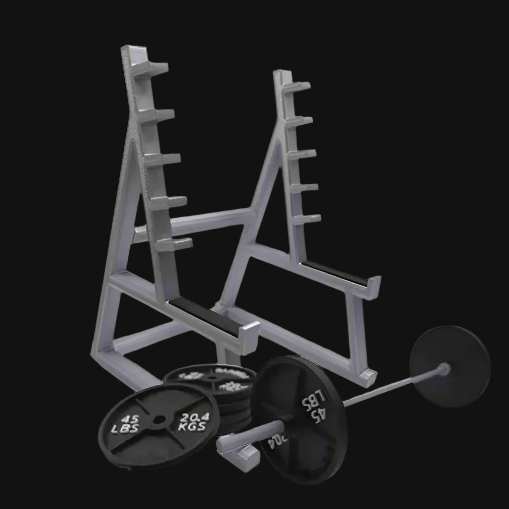 Funny Barbell Squat Rack Pen Holder – The Perfect Desk Accessory for Fitness Enthusiasts - Ravar